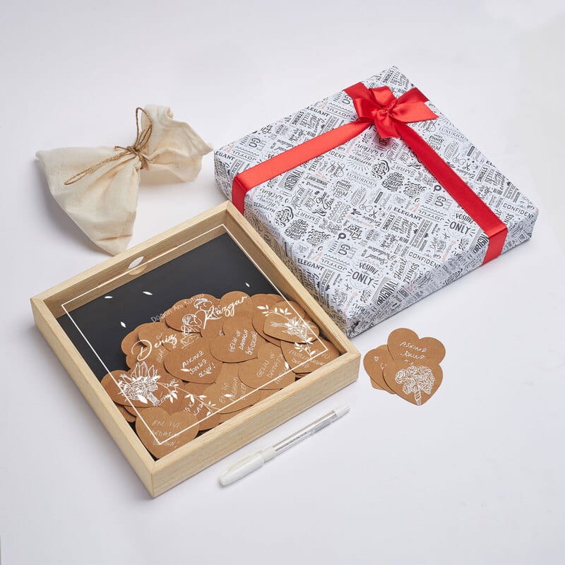 İsim Özelleştirmeli Düğün Anı Kutusu