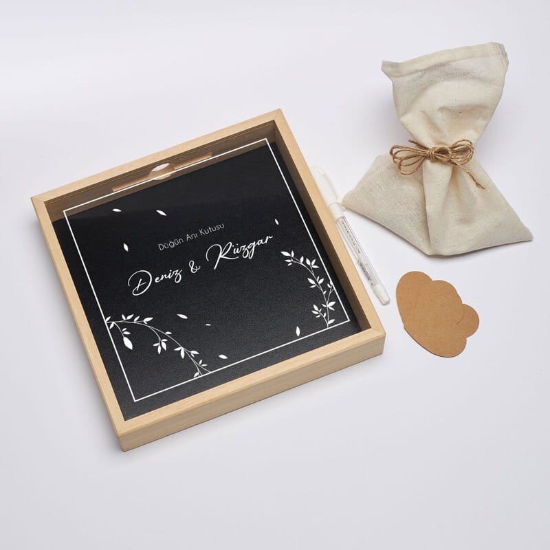 İsim Özelleştirmeli Düğün Anı Kutusu